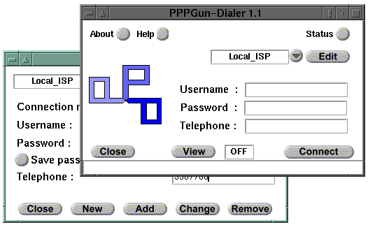 Screen shot of PPPGun-Dialer